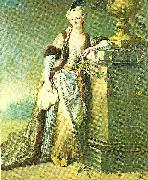 Aved, Jacques-Andre-Joseph the marquise de saint-maur oil painting on canvas